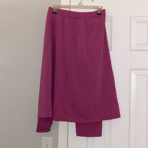 Pink athletic skirt